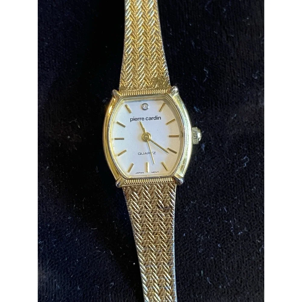 Pierre Cardin Quartz Women's Watch Gold Tone 6.5